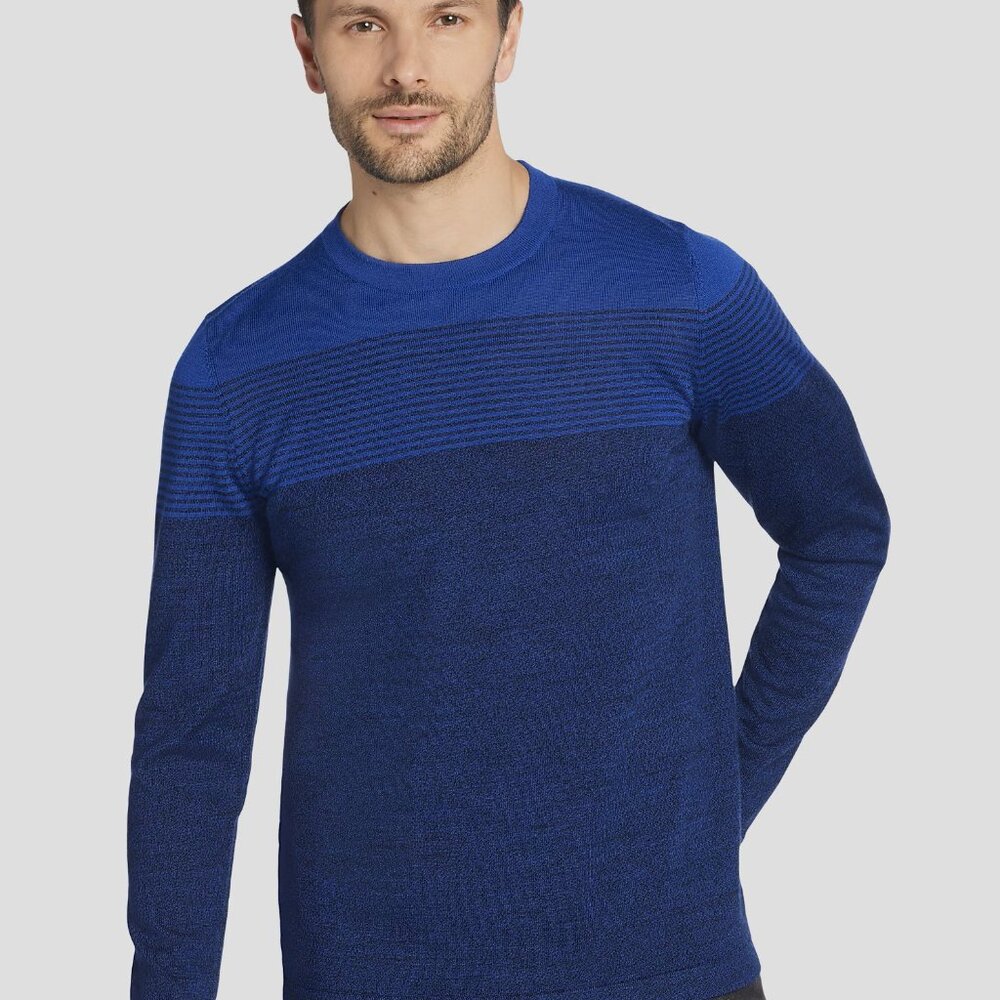 Kenneth Cole Slim Fit Merino Wool Crewneck Sweater Mens 3XLT TALL NWT RO…